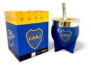 Mate Pampa XL Boca Juniors Color Azul + Bombilla