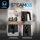 Pava Eléctrica Unnic Pantalla Digital Color Táctil Acero Inoxidable 1.7 L Temperatura Prestablecidas Ideal Para Mate Café