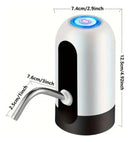 Dispenser De Agua Bidon Usb Recargable 20 Litros Color Negro