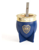 Mate Pampa XL Boca Juniors Color Azul + Bombilla